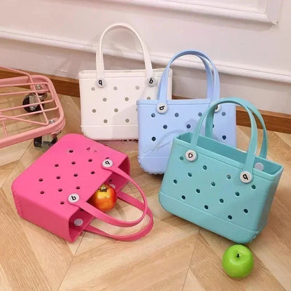 Cave Childrens Beach Storage Bag Handbag Printed Outdoor Basket Pet Bag Storage Bag Handbag New Childrens Handbag EVA Material