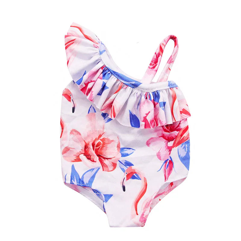 43 Cm Baby New born Doll Clothes Swimsuit Flowers, Rainbow, Animal Swinsuit Accessories For 18 Inch American& OG Girl Dolls Toy
