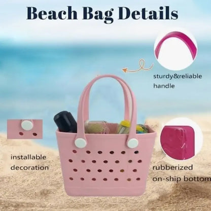 Cave Childrens Beach Storage Bag Handbag Printed Outdoor Basket Pet Bag Storage Bag Handbag New Childrens Handbag EVA Material