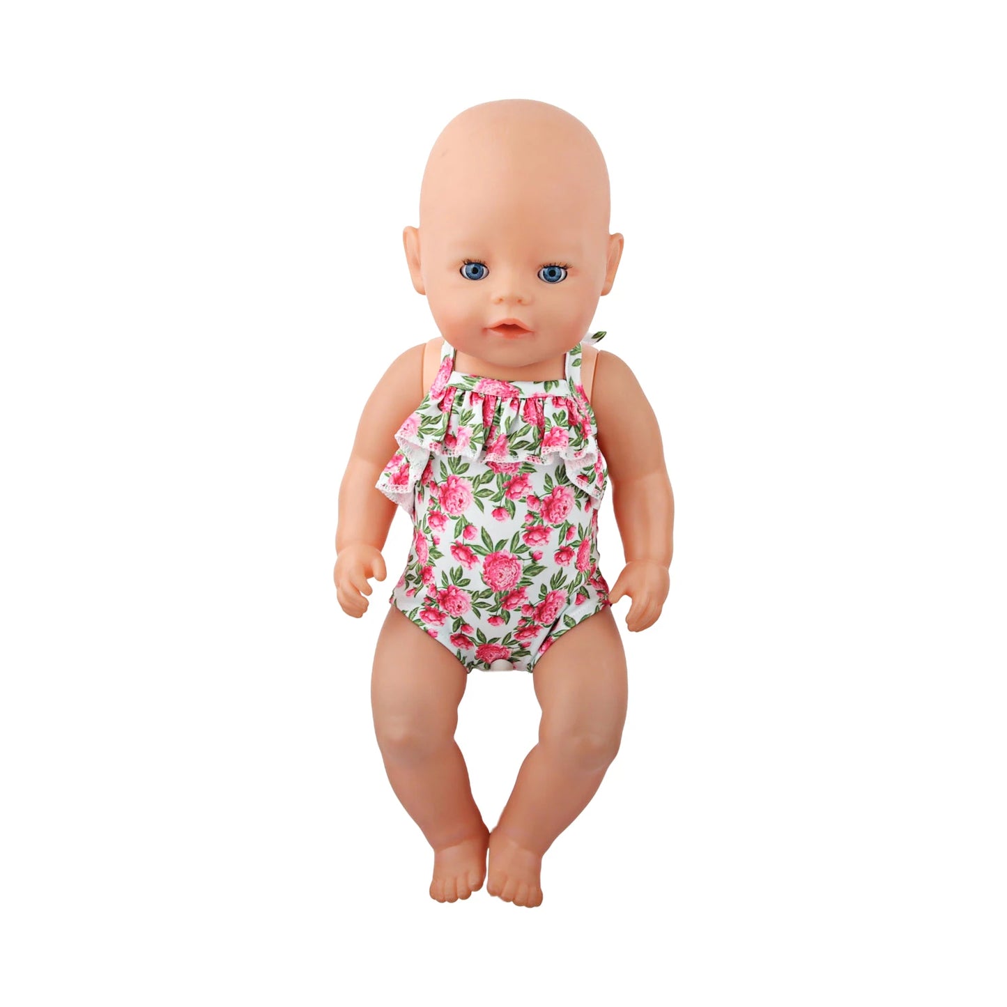 43 Cm Baby New born Doll Clothes Swimsuit Flowers, Rainbow, Animal Swinsuit Accessories For 18 Inch American& OG Girl Dolls Toy