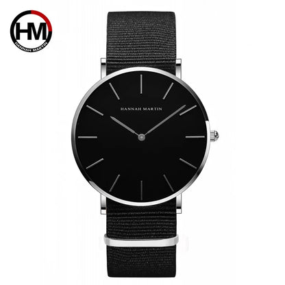 Dropshipping High Quality Rose Gold Dial Watch Men Leather Waterproof Wristwatch Women Dress Fashion Brand Quartz Movement Saat