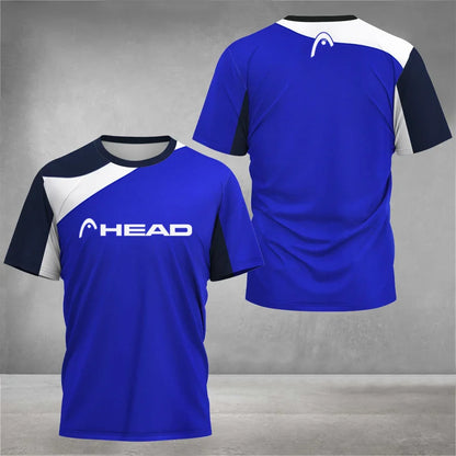 Summer Breathable Mens T Shirt Outdoor Badminton Table Tennis Jersey O Neck Short Sleeve Loose Top New Mountaineering Clothing