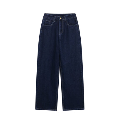 DUOPERI Women Fashion 2 Pieces Sets With Belt Denim  Jackets & Vintage Front Zipper Jeans Trousers Feamle Chic Lady Pants Sets