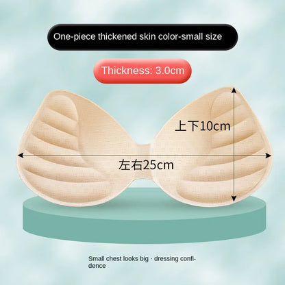 Bra Inserts Chest Pad Soft Bra Enhancer Push Up Chest Padded Bikini Padded  Body-fitted Foam Sponge Swimsuit Padding