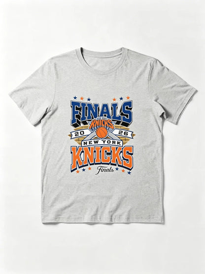 New York Knicks Team T-shirt 2026 Finals Collection Essential T-Shirt 2026 Summer New Men Women Cotton Y2K Breathable T-shirt