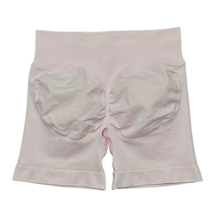 HISTELLO Sports Shorts 4.5‘’ High Waist Women Yoga Workout Shorts Seamless Leggings Stretch Fitness Sweatpants Gym Short