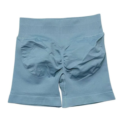 HISTELLO Sports Shorts 4.5‘’ High Waist Women Yoga Workout Shorts Seamless Leggings Stretch Fitness Sweatpants Gym Short