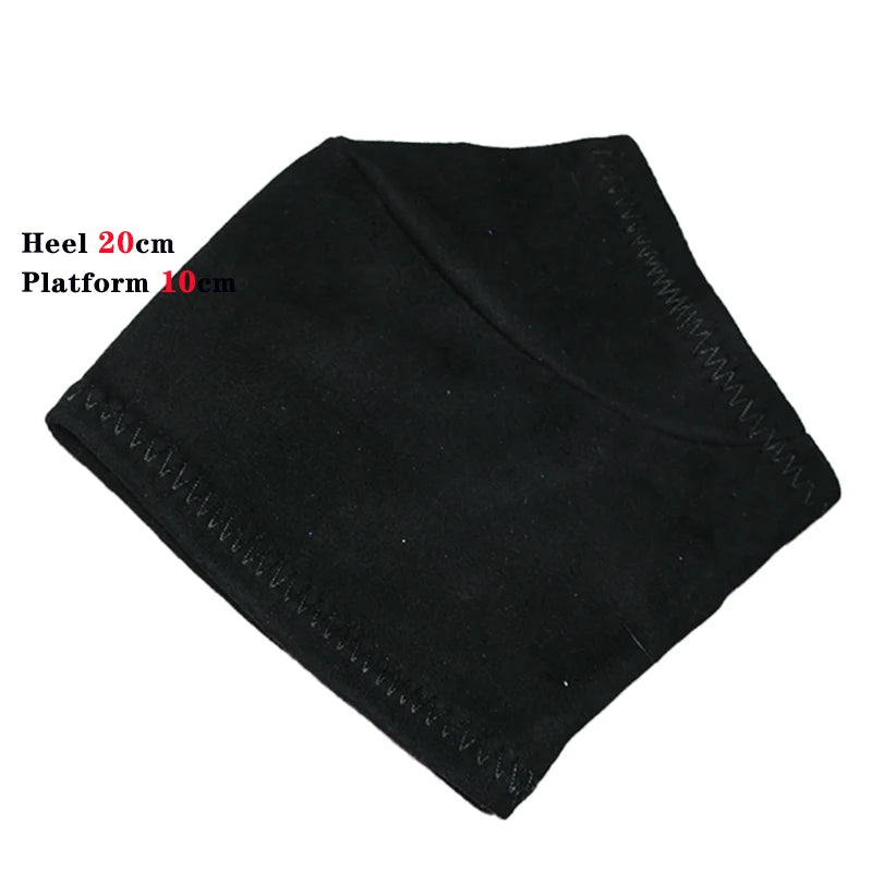 Boot Protective Cover Suede Surface Pole Dance Boots Cover 20cm High Heels 10cm Platform  Strong Wear-resistant Shoe Cover