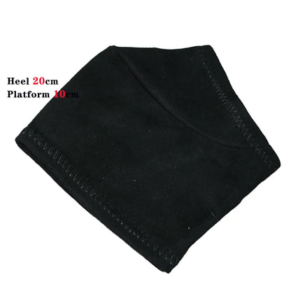 Boot Protective Cover Suede Surface Pole Dance Boots Cover 20cm High Heels 10cm Platform  Strong Wear-resistant Shoe Cover