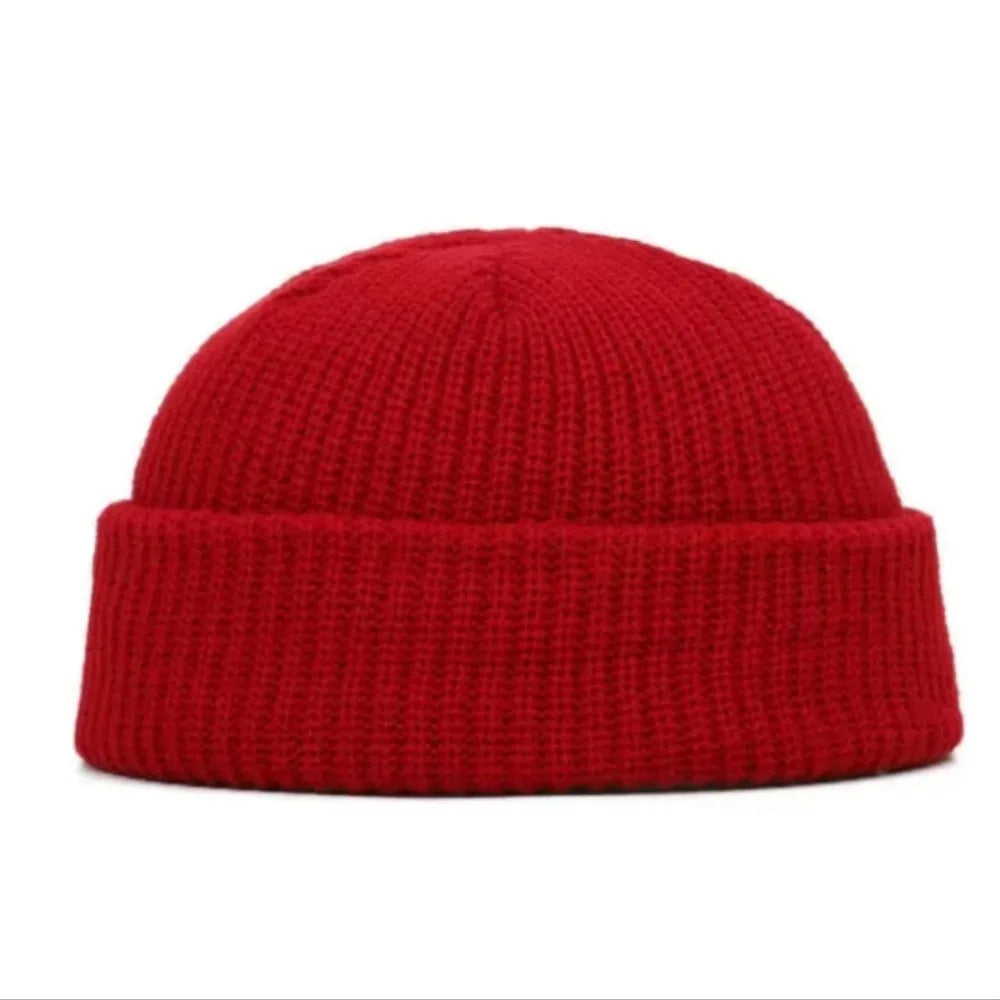 Winter Warm Beanies Women Men Knitted Hats Boys Girls Skullies Hat Casual Elastic Hip Hop Hat Solid Color Unisex Autumn SkullCap