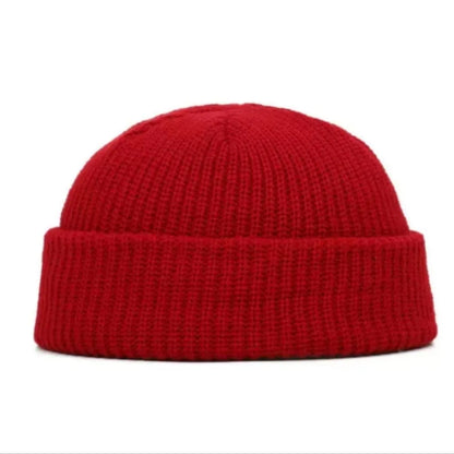 Winter Warm Beanies Women Men Knitted Hats Boys Girls Skullies Hat Casual Elastic Hip Hop Hat Solid Color Unisex Autumn SkullCap