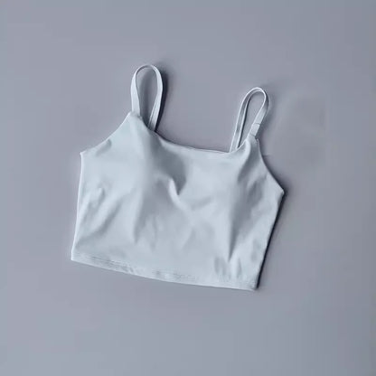 High-end Sports Bra Gym Camisole Fixed Pad Push-up Sports Underwear Women's Strapless Beauty Back Training Fitness Bra Yoga Bra