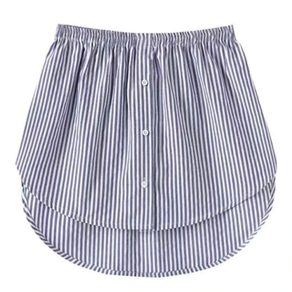 Detachable Underskirt Women Fake Shirt Irregular Skirt Tail Blouse Hem Cotton Extender Fake Hem Mini Skirt Fake Hem 6 Sizes