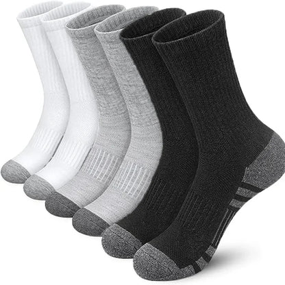 6/10/30Pairs of High-Quality Soft and Comfortable Men's Running Socks Summer Sweat Wicking and Breathable Basketball Sports Sock