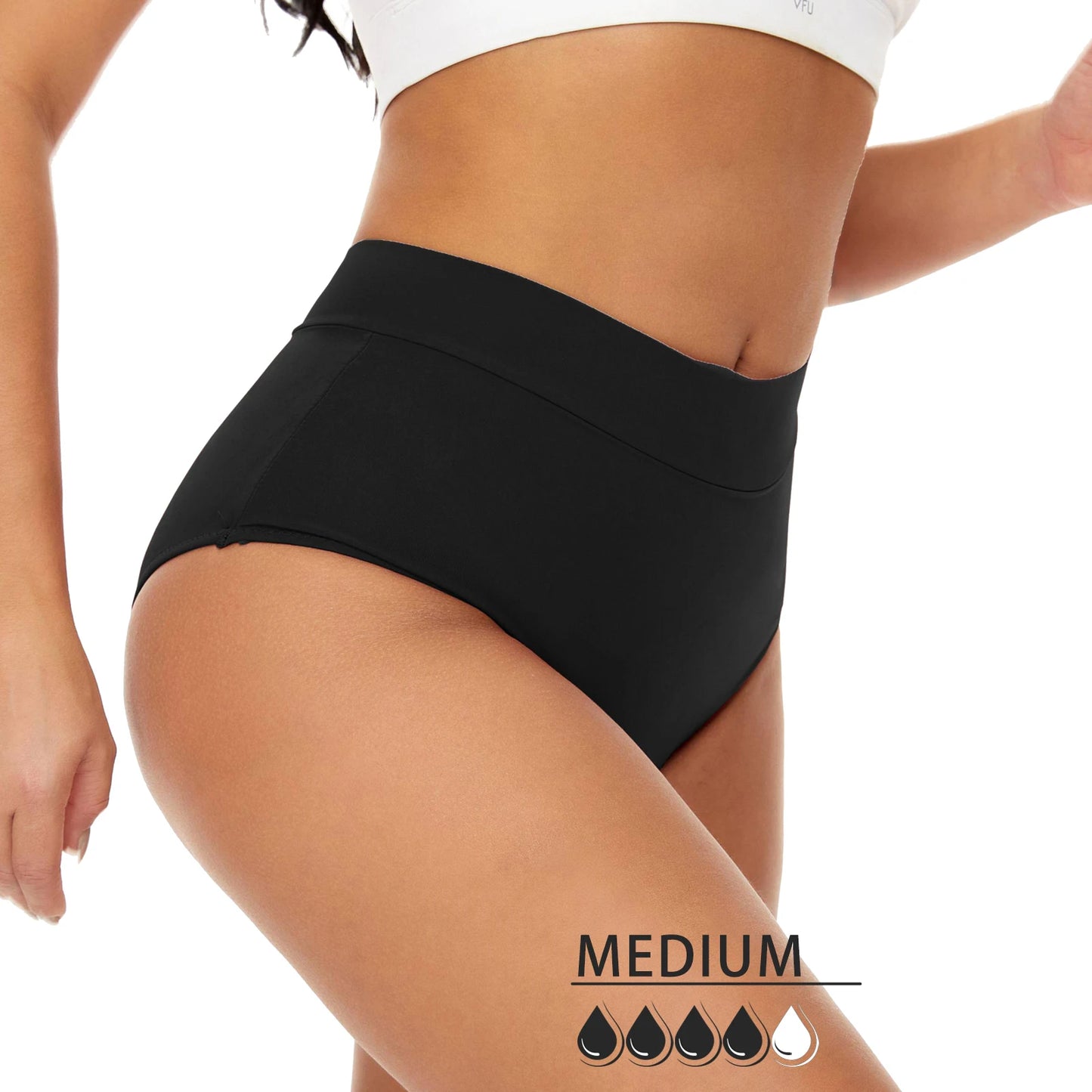 Menstrual Swimsuit Women 4 Layer Period Swimwear Leak Proof Beach Menstrual Bikini Menstrual Panties Teen Absorbent Swim Bottom