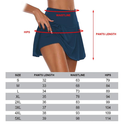 1 Pieces Quick Drying Women's Yoga Shorts High Waist New Sports Tennis Dance Fitness Running Cycling Fitness Gym Short Skirt