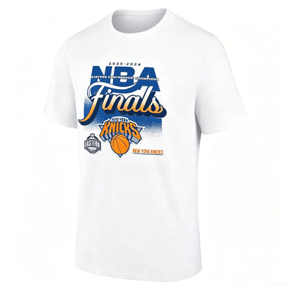 New York Knicks Finals Fan Shirt for Ball Fans Gift T-shirt Jersey 2026 Summer Men's Women's Fashion Alg Cotton Printed T-shirt
