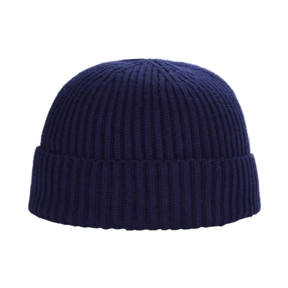 Winter Warm Beanies Women Men Knitted Hats Boys Girls Skullies Hat Casual Elastic Hip Hop Hat Solid Color Unisex Autumn SkullCap