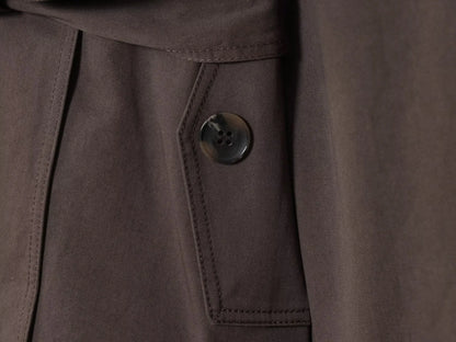 ETJ Autumn 2025 new collection  women's British style lapel double-breasted Maillard color belt casual trench coat