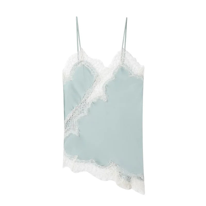 MUJER Black Lace Tops for Women Camisole Sexy Backless Tops Woman 2025 Summer Sleeveless Women's Tops Straps Beach Top Female
