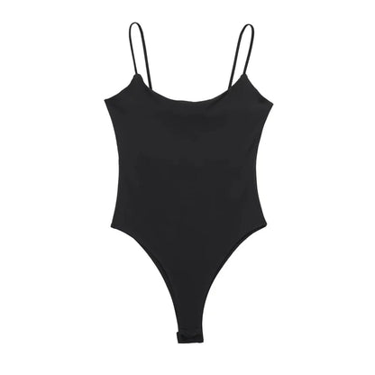 MUJER 2025 Sexy Tight Bodys for Women White Black Backless Bodysuit Women One Pieces Jumpsuits for Women Sexy Lingerie Bodysuit