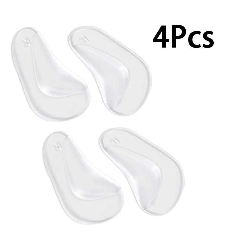 Flatfoot Orthotics Arch Support Insoles Silicone High Heels Flat Shoes Insoles Unisex 2Pcs/4Pcs