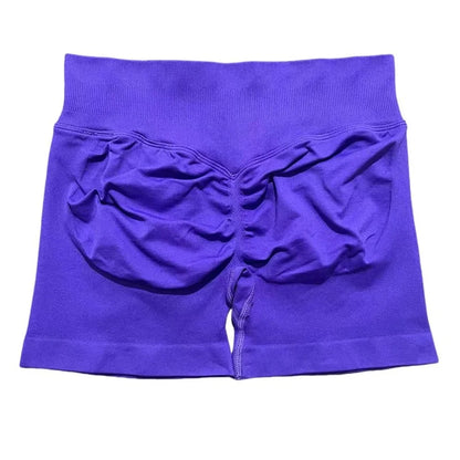 HISTELLO Sports Shorts 4.5‘’ High Waist Women Yoga Workout Shorts Seamless Leggings Stretch Fitness Sweatpants Gym Short