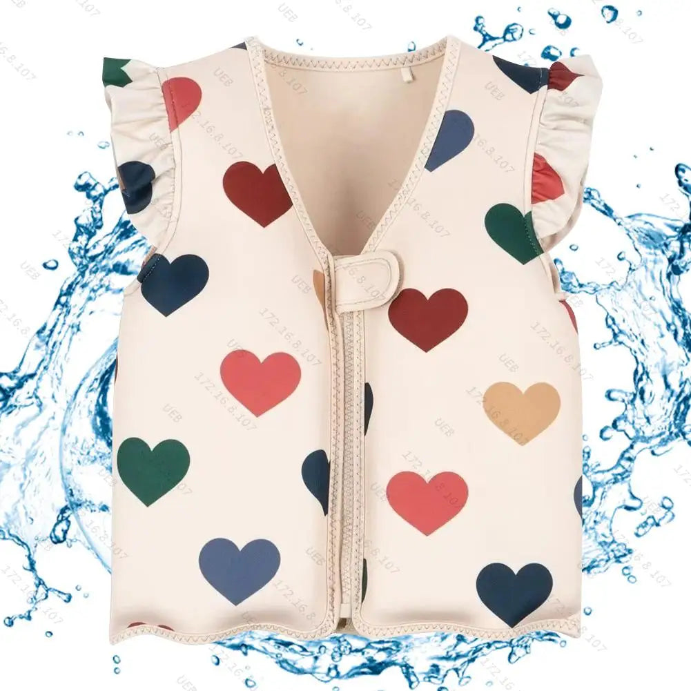 Kids Swim Vest Swim Trainer Vest Cute Swimming Aid Buoyancy Clothing Cartoon Floaties Swimsuit Buoyancy Swimwear for Boys Girls