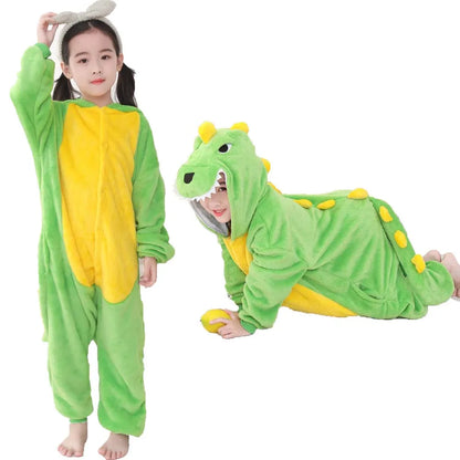 boys girls stitch kigurumi pajamas children winter flannel onesies kids panda tigger dinosaur pijama baby blanket sleepers