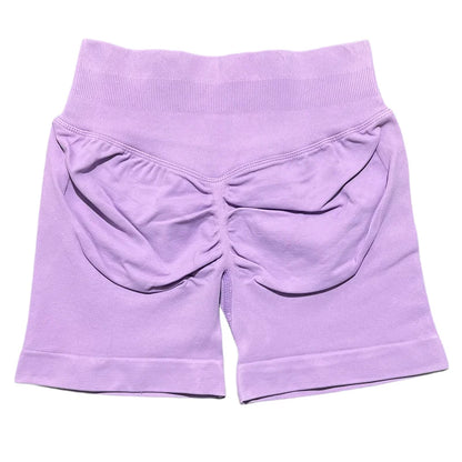 HISTELLO Sports Shorts 4.5‘’ High Waist Women Yoga Workout Shorts Seamless Leggings Stretch Fitness Sweatpants Gym Short