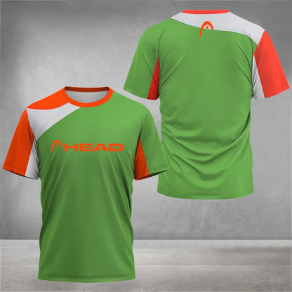 Summer Breathable Mens T Shirt Outdoor Badminton Table Tennis Jersey O Neck Short Sleeve Loose Top New Mountaineering Clothing