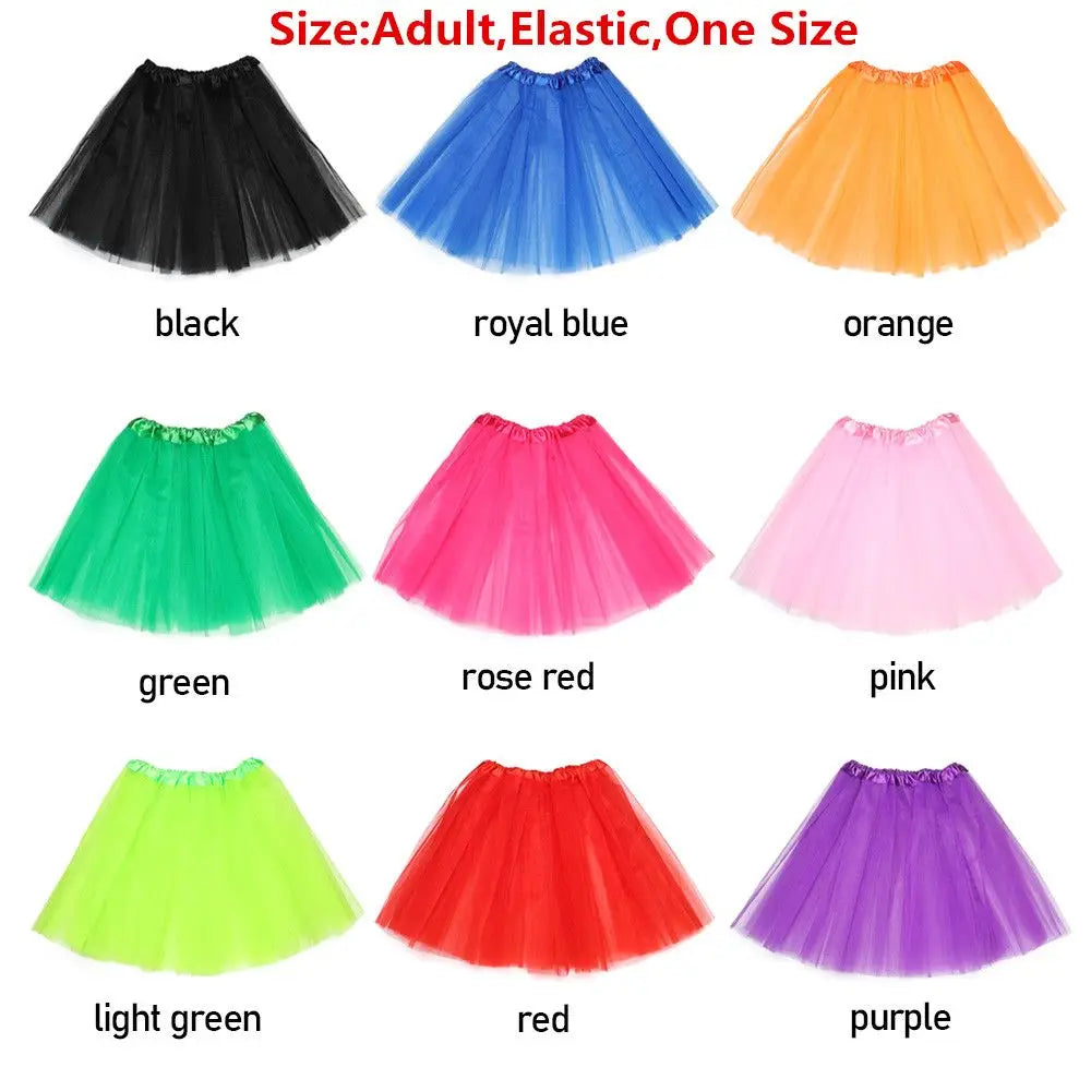 Fashion Women Tutus Skirt Classic Pleated Dance Tutu Skirts Female Lolita Petticoat Party Puffy Skirts Ballet Skirts