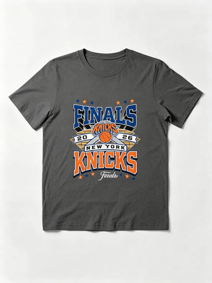 New York Knicks Team T-shirt 2026 Finals Collection Essential T-Shirt 2026 Summer New Men Women Cotton Y2K Breathable T-shirt