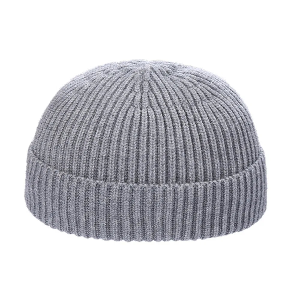 Winter Warm Beanies Women Men Knitted Hats Boys Girls Skullies Hat Casual Elastic Hip Hop Hat Solid Color Unisex Autumn SkullCap