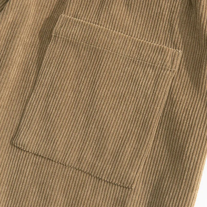 Fall Men's Casual Loose Drawstring Pants - Fashion High-End Hip-Hop Style Premium Corduroy - Trendy Cuffed Pants