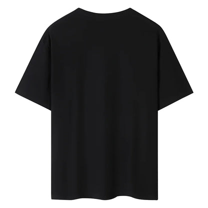 Women T shirts 2025 new four seasons Solid color Short sleeve 100% Cotton t shirts Casual Breathable Tees Girl Sports Y2k Tops