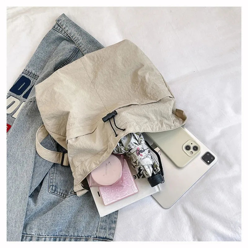 HOMEFISH Large Capacity Versatile Shoulder Bag for Women's Summer Popular Lightweight Crossbody Bag Minimalist Tote Handbag