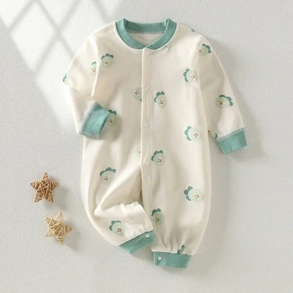 Autumn Baby Clothes Newbron Spring 100 Cotton Underwear Newborn Onesie Romper Long Sleeve Loungewear Outfit Bodysuit & One Piece