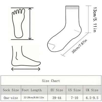 6/10/30Pairs of High-Quality Soft and Comfortable Men's Running Socks Summer Sweat Wicking and Breathable Basketball Sports Sock
