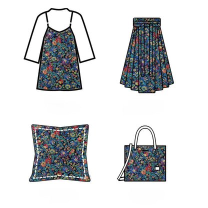 Exquisite Relief Flower Jacquard Fabric Women's Suit Dress Bag Decorative Sewing Fabric