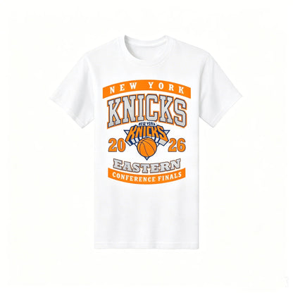 New York Knicks Finals Fan Shirt for Ball Fans Gift T-shirt Jersey 2026 Summer Men's Women's Fashion Alg Cotton Printed T-shirt