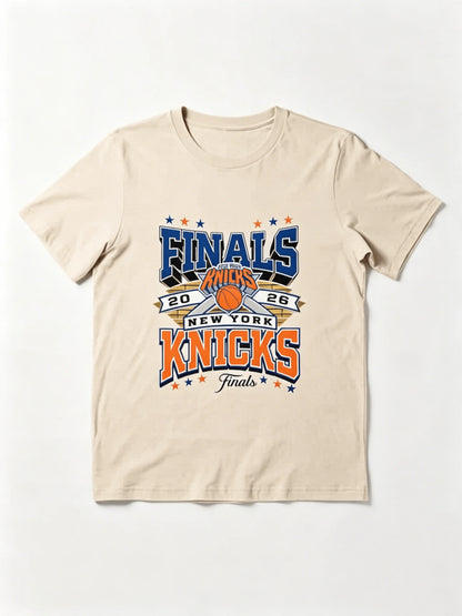 New York Knicks Team T-shirt 2026 Finals Collection Essential T-Shirt 2026 Summer New Men Women Cotton Y2K Breathable T-shirt