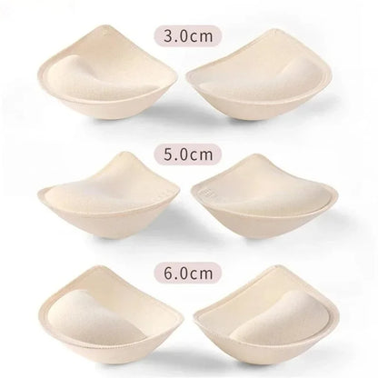 5 6 3 cm Sponge Padded Bra Thick Push Up Bra Pads Inserts Women Underwear Breast Lift Breathable Bra Pad Lining Swimsuit Insert