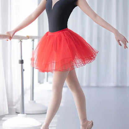 Fashion Women Tutus Skirt Classic Pleated Dance Tutu Skirts Female Lolita Petticoat Party Puffy Skirts Ballet Skirts