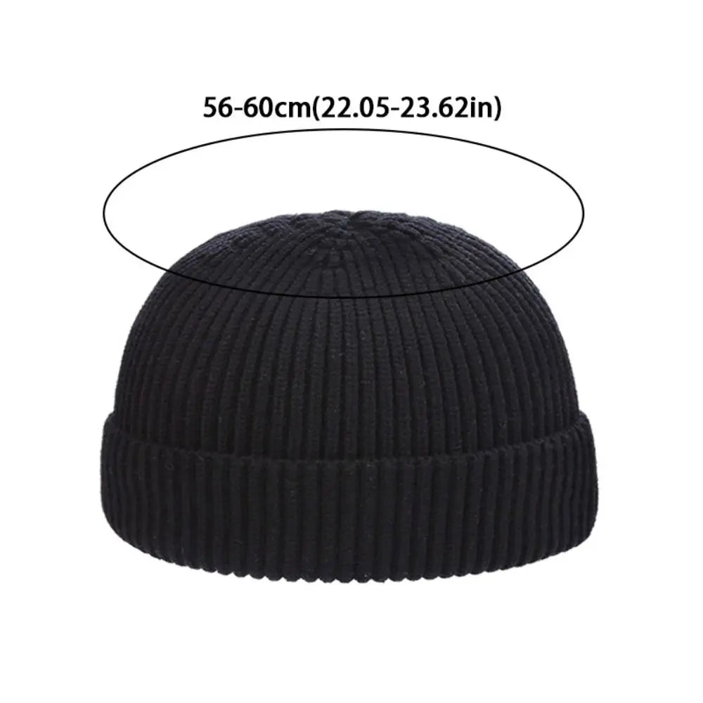 Winter Warm Beanies Women Men Knitted Hats Boys Girls Skullies Hat Casual Elastic Hip Hop Hat Solid Color Unisex Autumn SkullCap