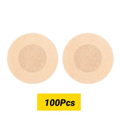 Disposable Bag/Metal Box Chest Stickers Seamless Breathable Self-Adhesive Comfortable Invisible Coverage Nipple Cover Women