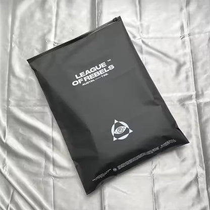 50pcs black frosted zipper bag swimsuit self-sealing bag clothing packaging bag small business product custom printing logo