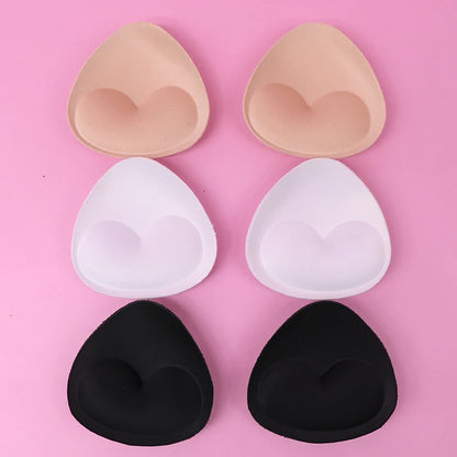 1pair Sponge Inserts In Bra Padded for Swimsuit Breast Push Up Fill Brassiere Breast Patch Pads Women Intimates Accessories