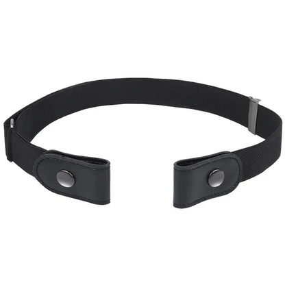 Buckle-Free Belt For Jean Pants,Dresses,No Buckle Stretch Elastic Waist Belt For Women/Men,No Bulge,No Hassle Waist Belt