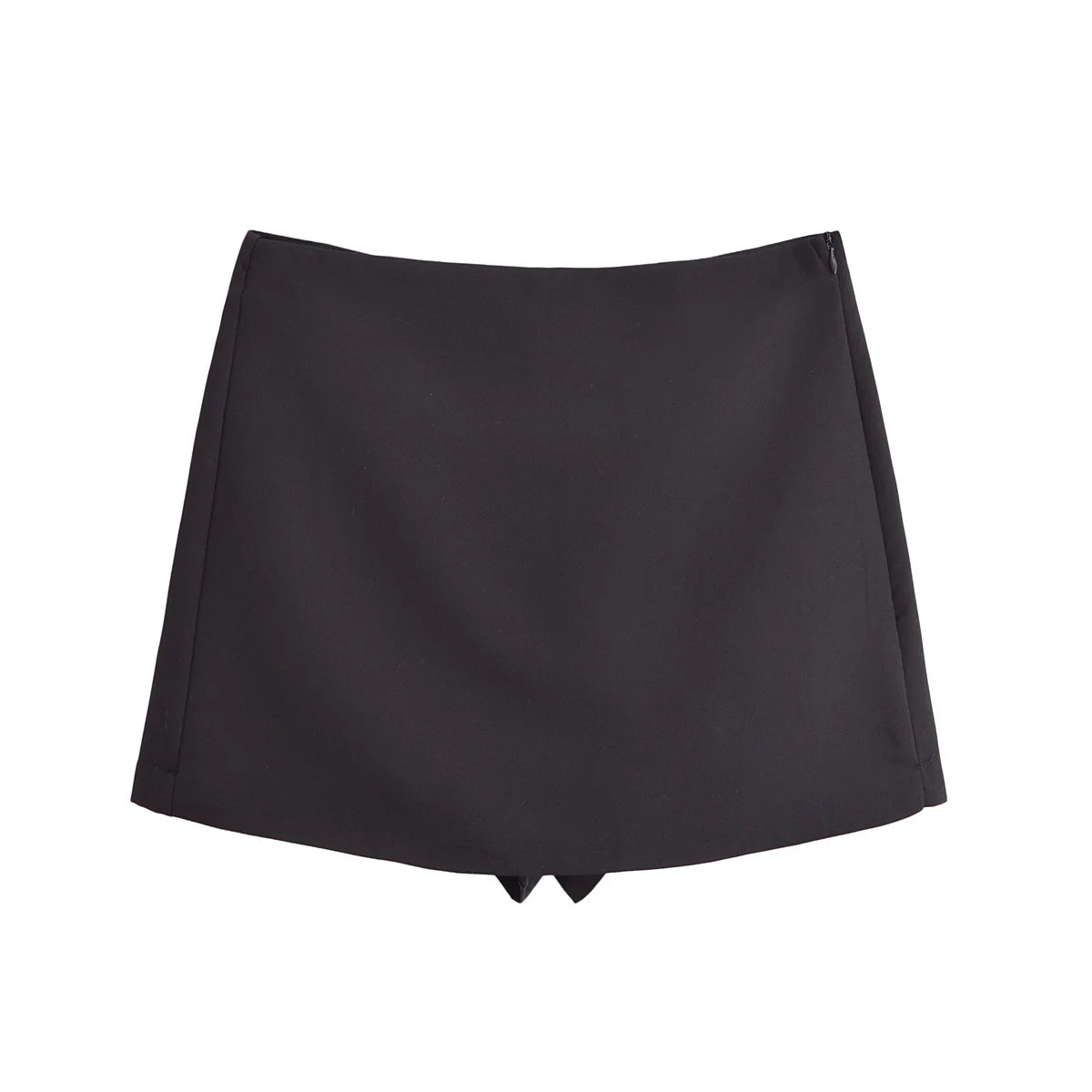 TFMLN New Spring Women Solid Skort Fashion Causal Side Zipper Mini Shorts  Skirts Vintage High Waist Streetwear Shorts Skirts